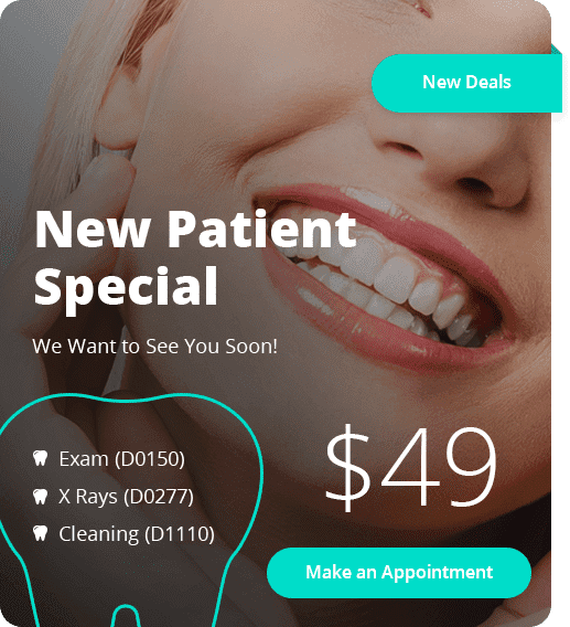 New Patient Special Only $49 - Make an Appointment