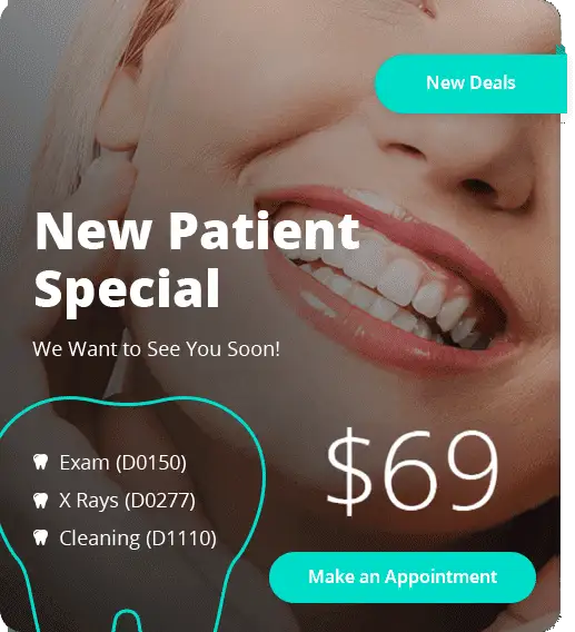 New Patient Special Only $69 - Make an Appointment